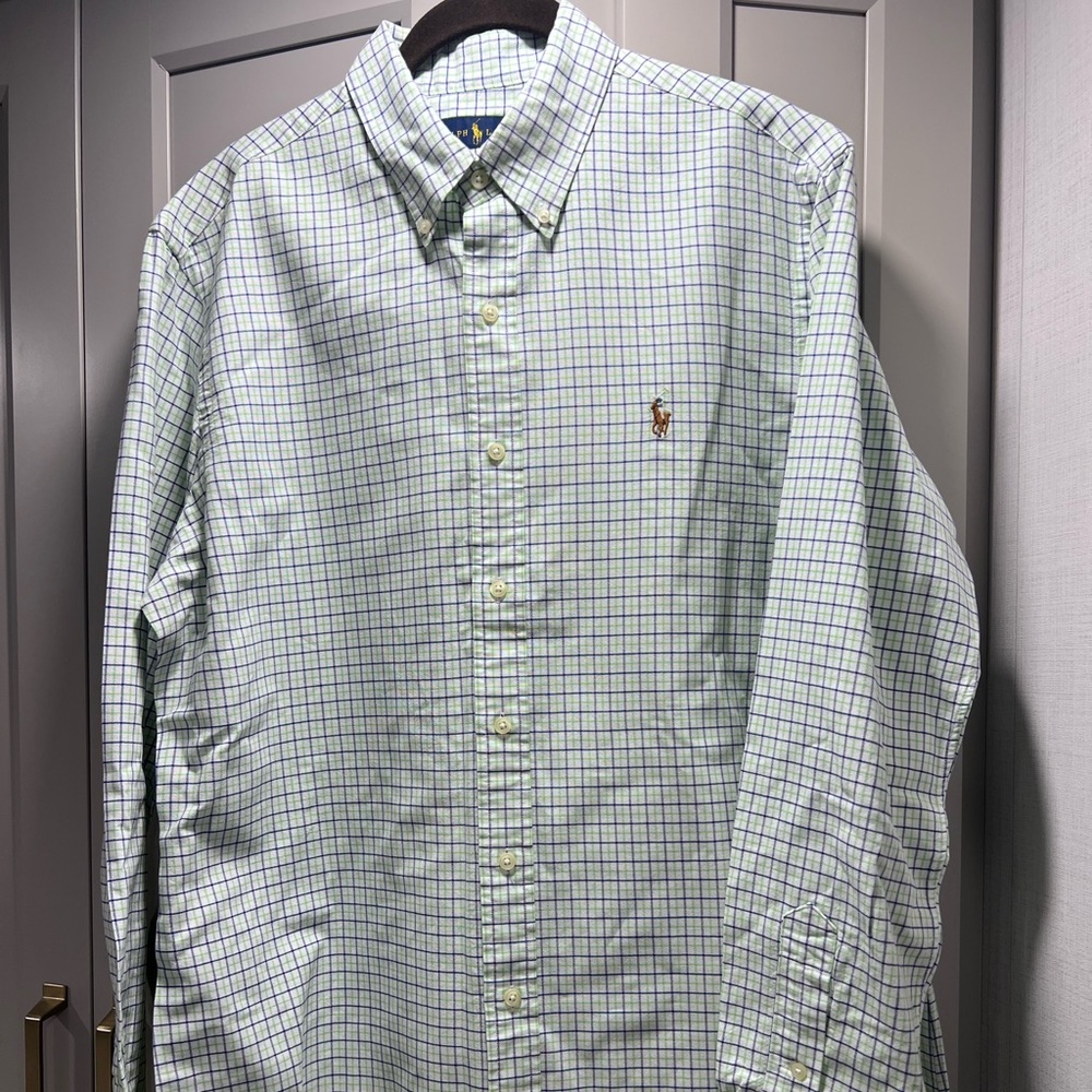 Ralph Lauren Green Casual Button Down Shirt